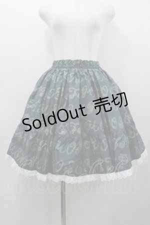 画像: metamorphose / Romantic alphabetフリルスカート  グリーン I-26-03-14-074-ME-SK-TE-ZI