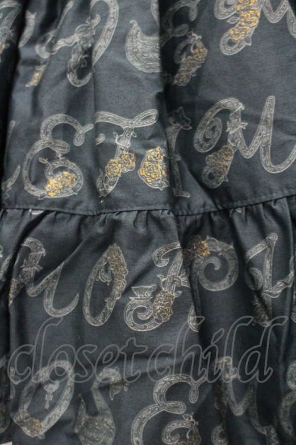 画像3: metamorphose / Romantic alphabetフリルスカート  グリーン I-26-03-14-074-ME-SK-TE-ZI (3)