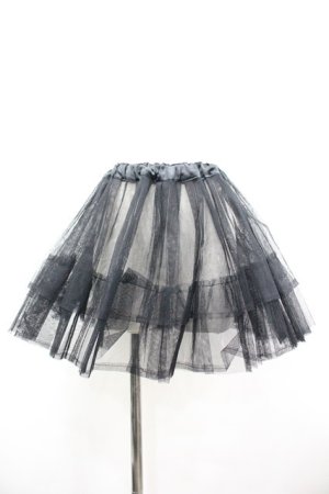 画像: ATELIER PIERROT //ハードチュールパニエ  黒 I-26-03-14-079-EL-SK-TE-ZI