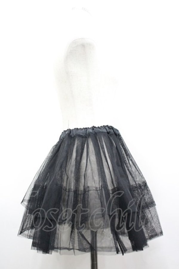 画像2: ATELIER PIERROT //ハードチュールパニエ  黒 I-26-03-14-079-EL-SK-TE-ZI (2)