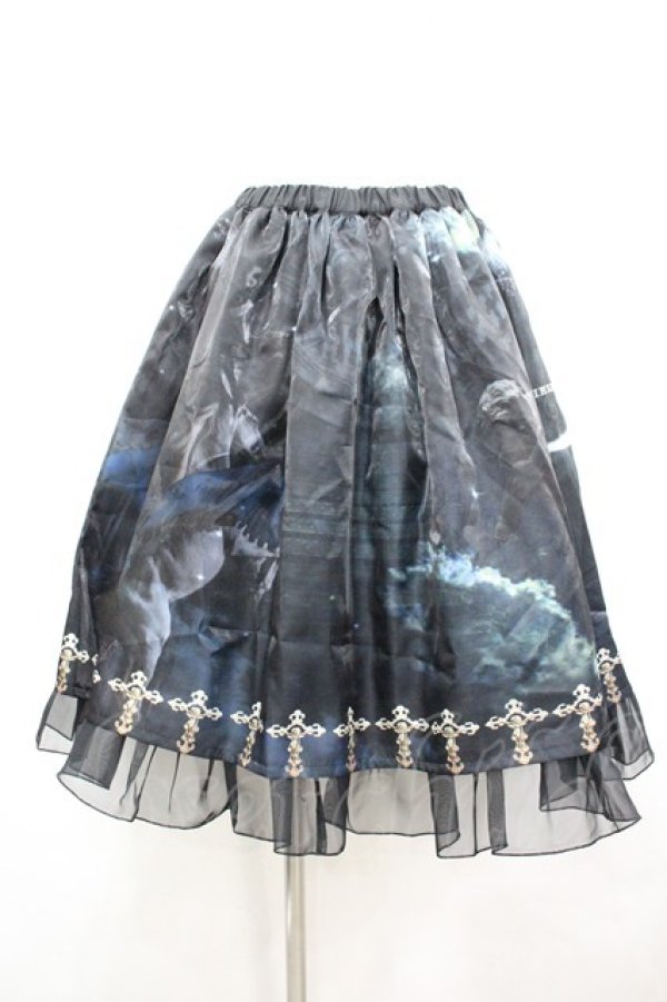 画像1: ATELIER PIERROT / Holy nightスカート  黒 I-26-03-14-084-EL-SK-TE-ZI (1)