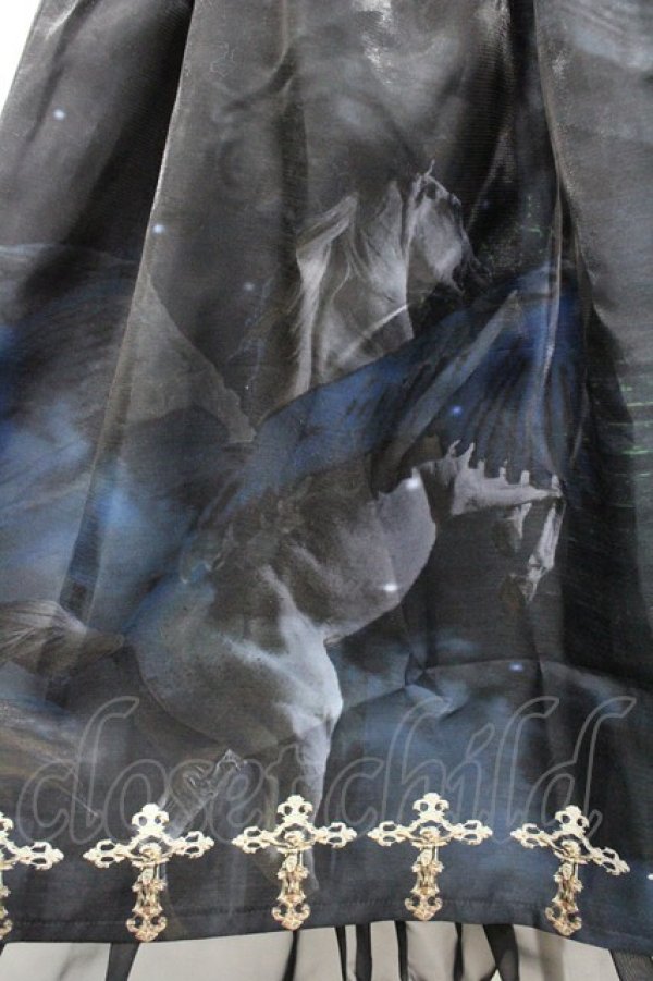 画像2: ATELIER PIERROT / Holy nightスカート  黒 I-26-03-14-084-EL-SK-TE-ZI (2)