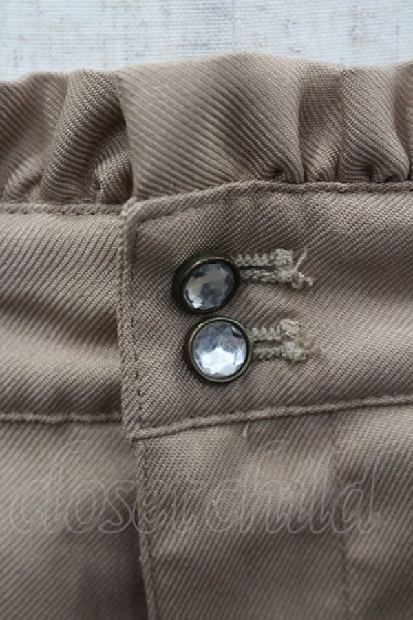 画像2: axes femme / スカラップショートパンツ M ベージュ I-26-03-14-089-AX-PA-TE-ZI (2)