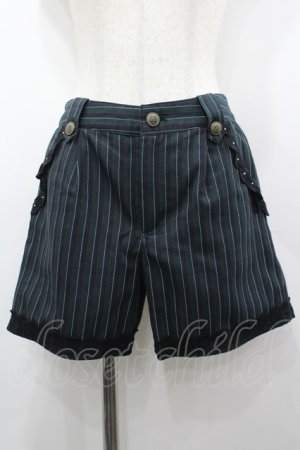 画像: axes femme / ストライプショートパンツ M グリーン I-26-03-14-090-AX-PA-TE-ZI