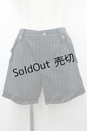 画像: axes femme / ストライプショートパンツ M グリーン I-26-03-14-090-AX-PA-TE-ZI