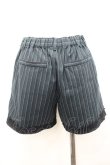 画像3: axes femme / ストライプショートパンツ M グリーン I-26-03-14-090-AX-PA-TE-ZI (3)