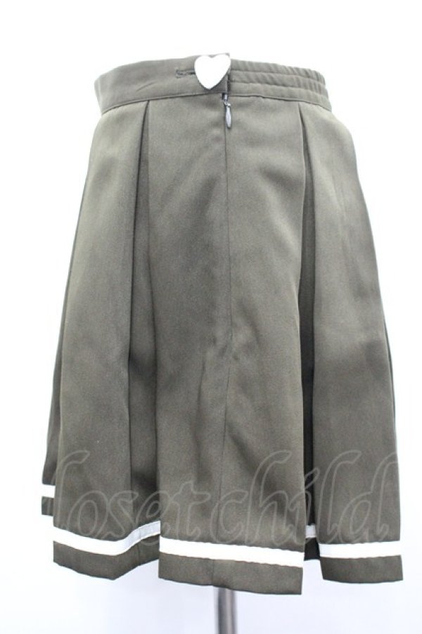 画像2: Fi.n.t /  プリーツキュロット F カーキ I-26-03-14-091-CA-PA-TE-ZI (2)