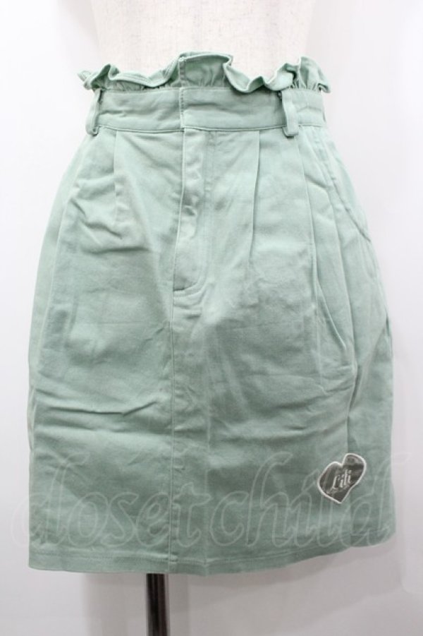 画像1: F i.n.t / デニムタイトスカート F ミント I-26-03-14-092-CA-SK-TE-ZI (1)