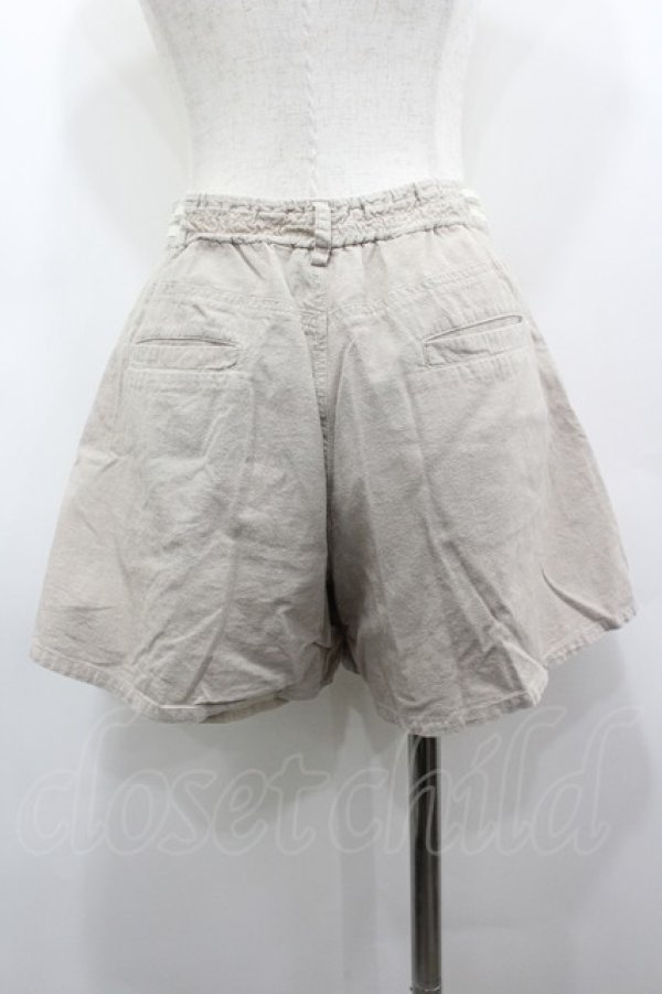 画像3: Fi.n.t / フロントマリンボタンショートパンツ  ベージュ I-26-03-14-093-CA-PA-SA-ZI (3)