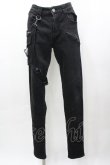 画像1: KILL STAR / フラップデニムパンツ S 黒 I-26-03-14-098-SL-OP-TE-ZI (1)
