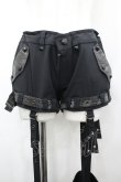 画像2: Qutie Frash / ブーツカバー付きショートパンツ  黒 I-26-03-14-099-QU-PA-SA-ZI (2)