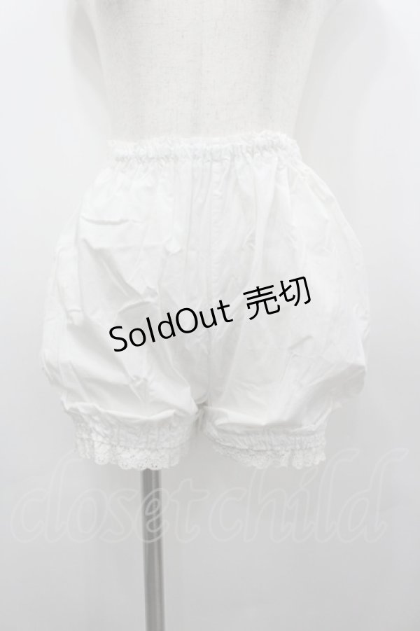 画像1: metamorphose / ブルマ  白 I-26-03-14-100-ME-PA-TE-ZI (1)