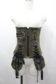 画像1: Qutie Frash / ミリタリーコルセット  カーキ I-26-03-14-101-QU-ZA-SA-ZI (1)