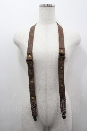 画像: STEAM / サスペンダー  ブラウン I-26-03-14-110-HN-ZA-TE-ZI