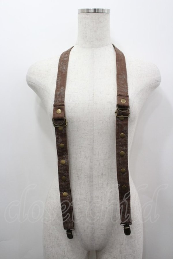 画像1: STEAM / サスペンダー  ブラウン I-26-03-14-110-HN-ZA-TE-ZI (1)