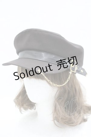 画像: Amavel / チェーン付キャスケット  ブラウン I-26-03-14-112-CA-ZA-TE-ZI