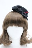 画像4: Ruha Garden / ミニハットカチューシャ  黒×赤 I-26-03-14-114-GO-AC-TE-ZI (4)
