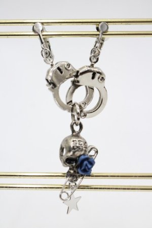 画像: SEX POT ReVeNGe / 手錠×スカルイヤリング  シルバー I-26-03-14-116-SP-AC-TE-ZI