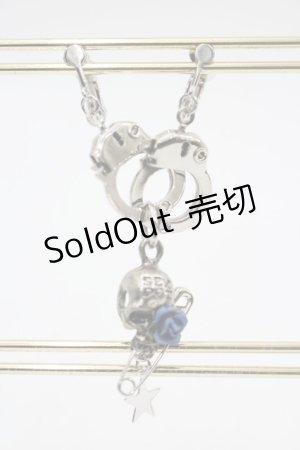 画像: SEX POT ReVeNGe / 手錠×スカルイヤリング  シルバー I-26-03-14-116-SP-AC-TE-ZI