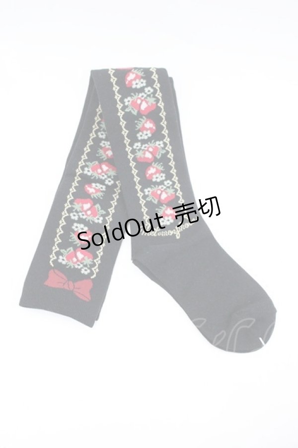 画像2: metamorphose / ストロベリーガーデンオーバーニー  黒×赤 I-26-03-14-120-ME-ZA-TE-ZI (2)