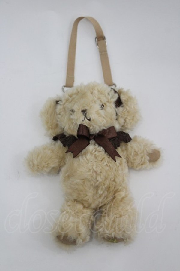 画像1: BABY,THE STARS SHINE BRIGHT / くまくみゃBagミニミニ  ミルクティー×茶 I-26-03-14-122-BA-BG-TE-ZI (1)