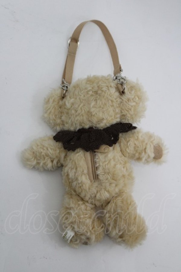 画像2: BABY,THE STARS SHINE BRIGHT / くまくみゃBagミニミニ  ミルクティー×茶 I-26-03-14-122-BA-BG-TE-ZI (2)