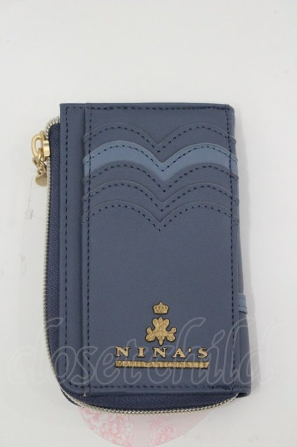 画像2: m petit by misako / NINA'Sコラボ フラグメントケース  ブルー I-26-03-14-123-LO-ZA-HR-ZI (2)