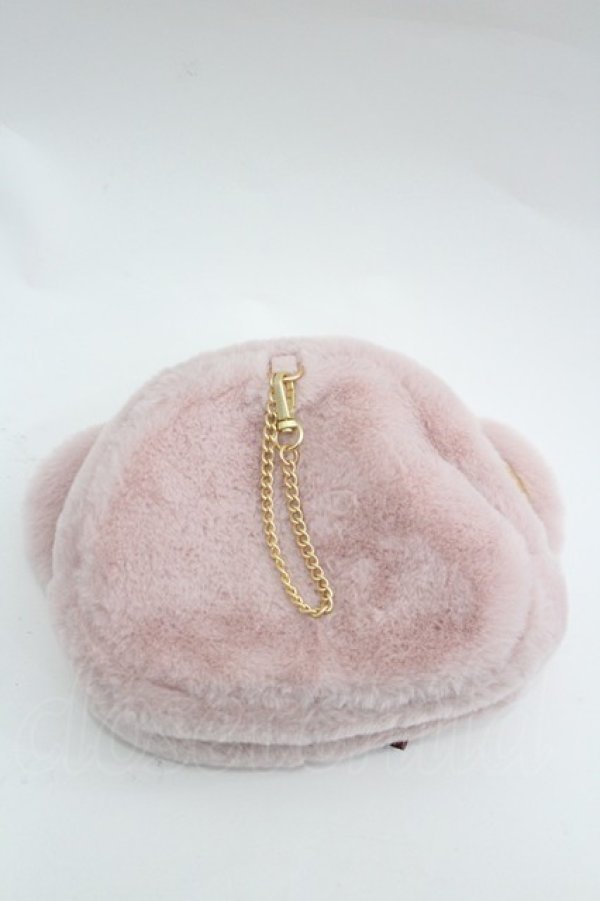 画像2: m petit by misako / AM*クマサンポーチ  ピンク I-26-03-14-125-LO-ZA-TE-ZI (2)