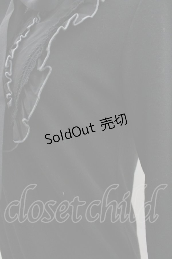 画像3: axes femme / ボータイ付きブラウス風プルオーバー M 黒 I-26-03-14-014-AX-TO-TE-ZI (3)