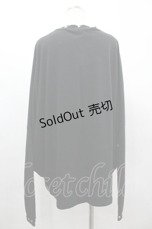 画像2: SEX POT ReVeNGe / /スタッズロングカーディガン M 黒 I-26-03-14-027-SP-TO-TE-ZI (2)