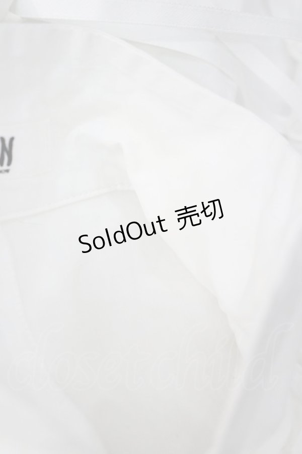 画像4: BPN / フリルヨークブラウス M 白 I-26-03-14-028-GO-BL-TE-ZI (4)