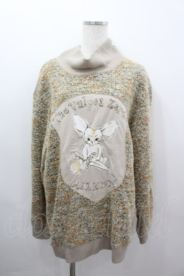 画像1: MILKBOY / FENNECスウェット  ブラウン I-26-03-16-030-MB-TO-SA-ZI (1)