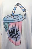 画像2: MILKBOY / drink tee XL サックス I-26-03-16-035-MB-TO-SA-ZI (2)