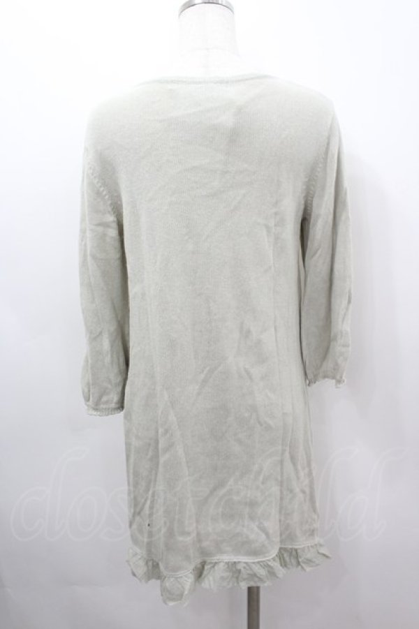 画像4: PINK HOUSE / クローバー&くまさんニットロングカーディガン  ハッカ I-26-03-16-039-LO-TO-SA-ZI (4)