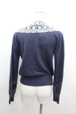 画像3: PINK HOUSE / レース襟ニットカーディガン  ネイビー I-26-03-16-046-LO-TO-SA-ZI (3)