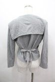 画像3: INGEBORG / セーラー襟スナップボタンカーディガン  グレー I-26-03-16-049-LO-TO-SA-ZI (3)