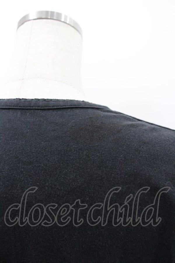 画像3: INGEBORG / ロゴワッペンカットソー  黒Ｘ白 I-26-03-16-050-LO-TO-SA-ZI (3)