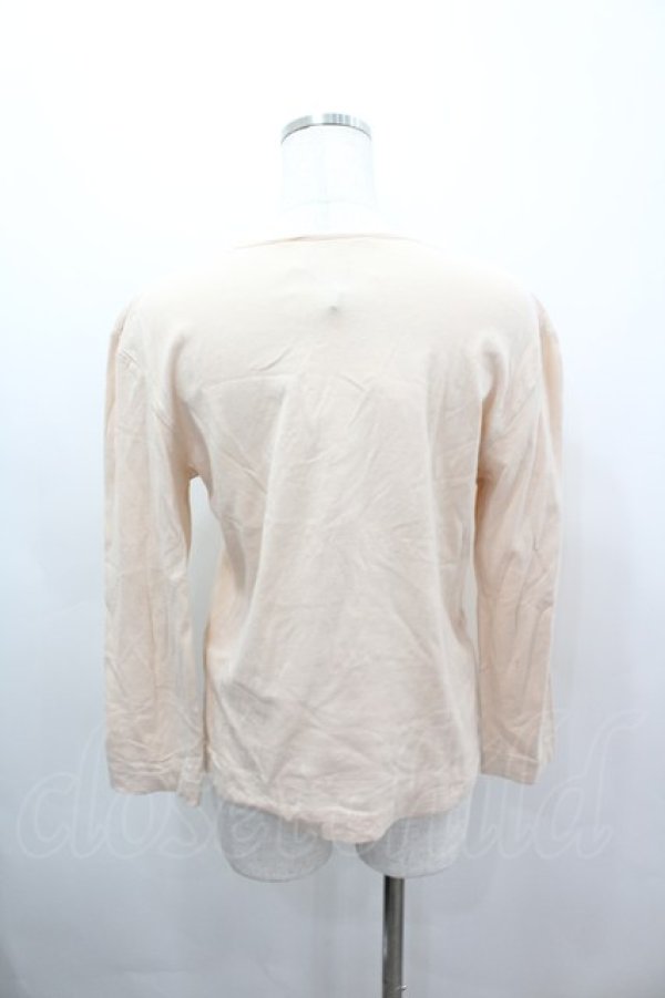 画像3: INGEBORG / ロゴ刺繍カットソー  アイボリーＸ赤 I-26-03-16-051-LO-TO-SA-ZI (3)