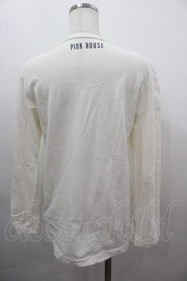 画像3: PINK HOUSE / サークルロゴカットソー  アイボリー I-26-03-16-053-LO-TO-SA-ZI (3)