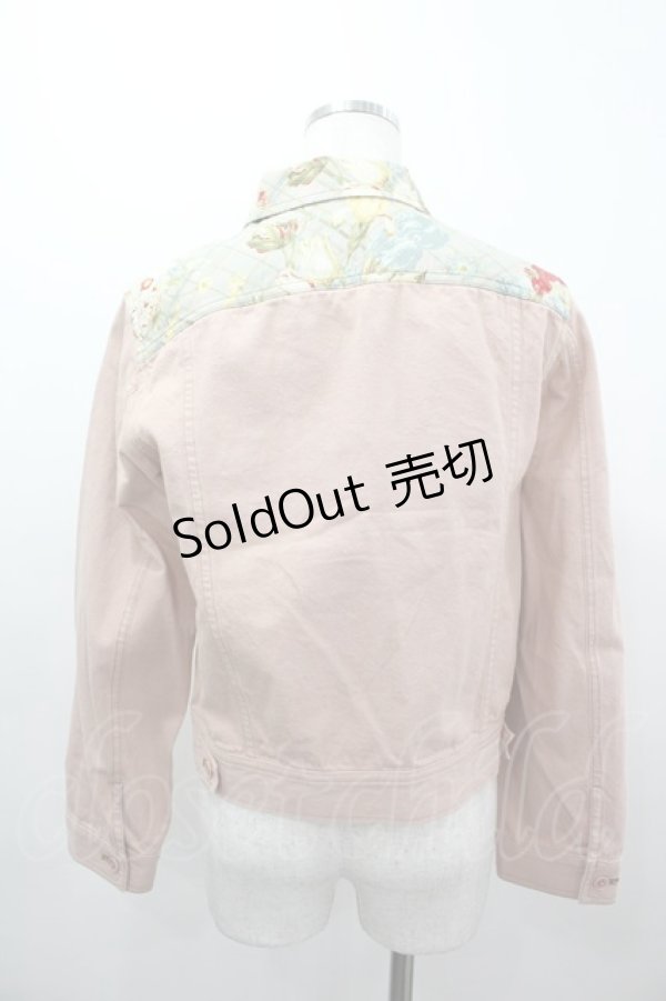 画像3: KANEKO ISAO / ブーケチェック切り替えジャケット  ピンクＸミントチェック I-26-03-16-056-EL-JA-SA-ZI (3)