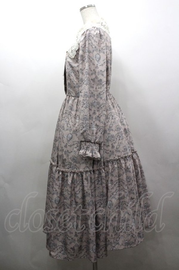 画像2: m petit by misako / トワルドジュイワンピース L ピンク I-26-03-16-070-LO-OP-SA-ZI (2)