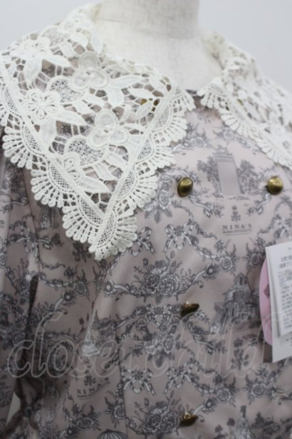 画像5: m petit by misako / トワルドジュイワンピース L ピンク I-26-03-16-070-LO-OP-SA-ZI (5)