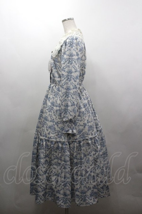 画像2: m petit by misako / トワルドジュイワンピース L 白 I-26-03-16-071-LO-OP-SA-ZI (2)