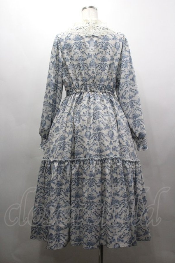 画像3: m petit by misako / トワルドジュイワンピース L 白 I-26-03-16-071-LO-OP-SA-ZI (3)