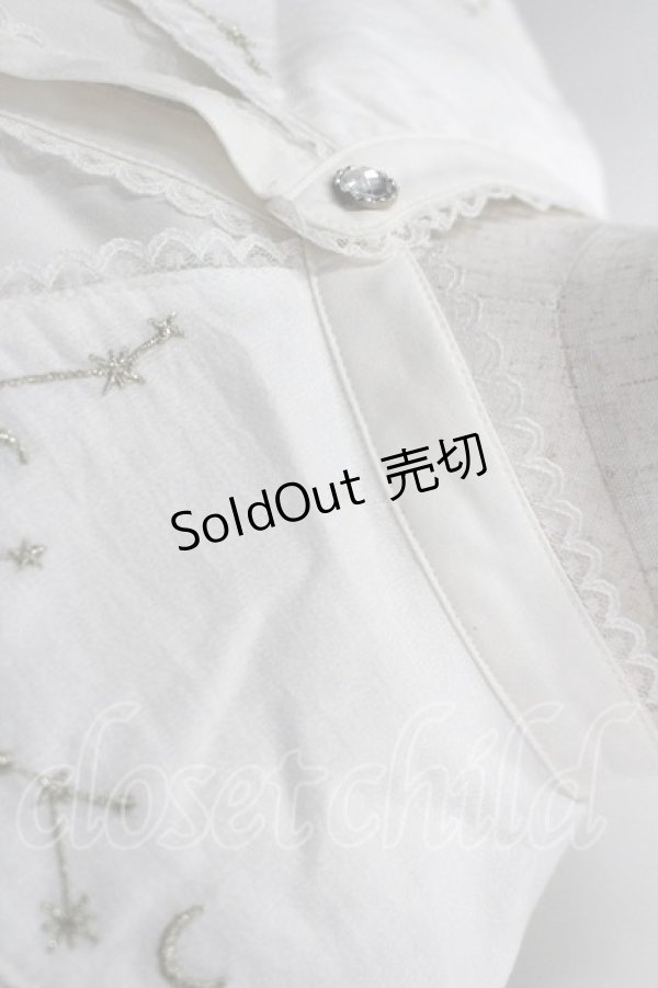 画像3: axes femme POETIQUE / シエルエトワール刺繍襟ブラウス  アイボリー I-26-03-16-008-AX-BL-SA-ZI (3)