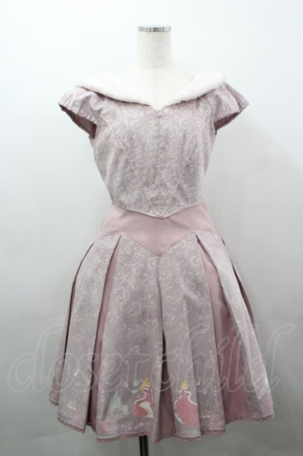 画像1: Secret Honey / Winter Greeting Onepiece(Princess Aurora ver.)  ピンク I-26-03-16-075-CA-OP-SA-ZI (1)