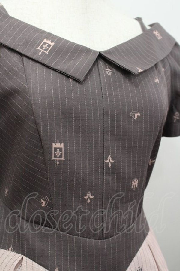 画像5: Secret Honey / オフショルストライプワンピース(オーロラ姫ver)  ピンク I-26-03-16-076-CA-OP-SA-ZI (5)