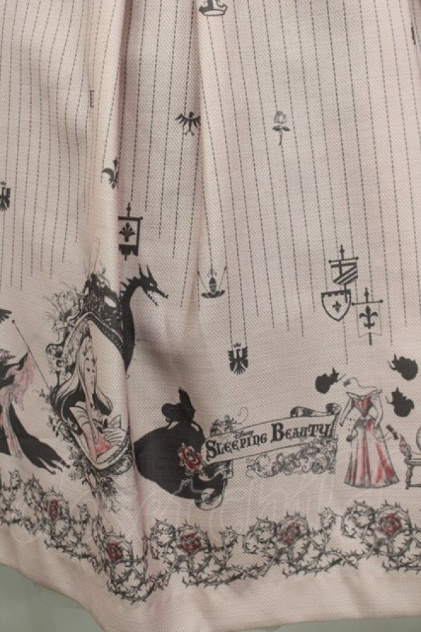 画像6: Secret Honey / オフショルストライプワンピース(オーロラ姫ver)  ピンク I-26-03-16-076-CA-OP-SA-ZI (6)