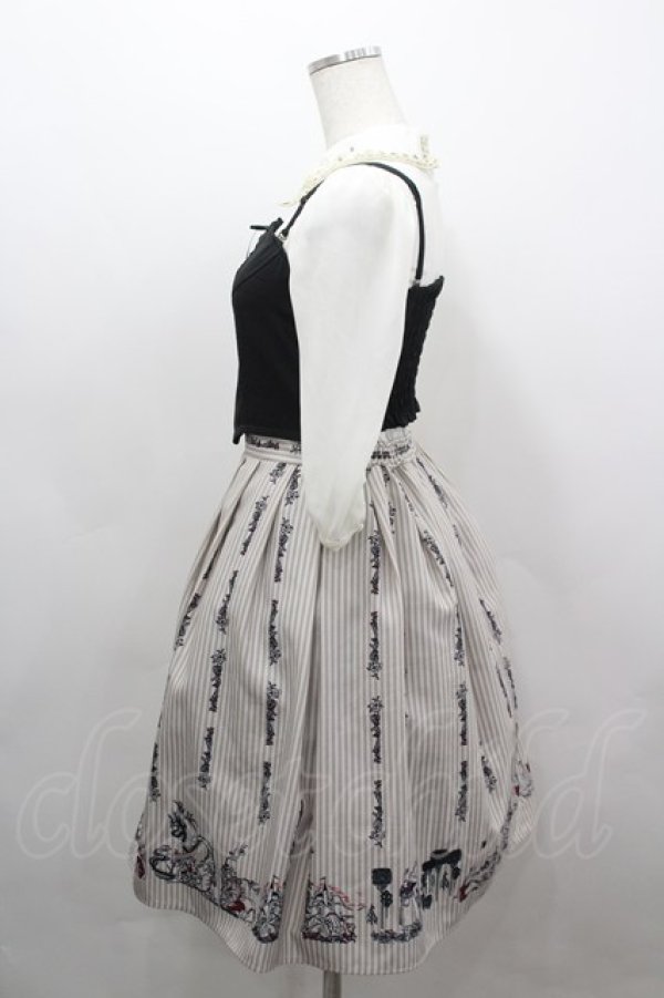 画像2: Secret Honey / Once Upon a Dream Onepiece 2014( ブライアローズver. )  白X黒Ｘベージュ I-26-03-16-077-CA-OP-SA-ZI (2)