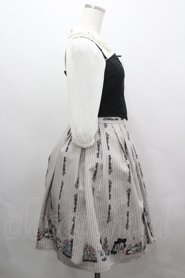 画像4: Secret Honey / Once Upon a Dream Onepiece 2014( ブライアローズver. )  白X黒Ｘベージュ I-26-03-16-077-CA-OP-SA-ZI (4)